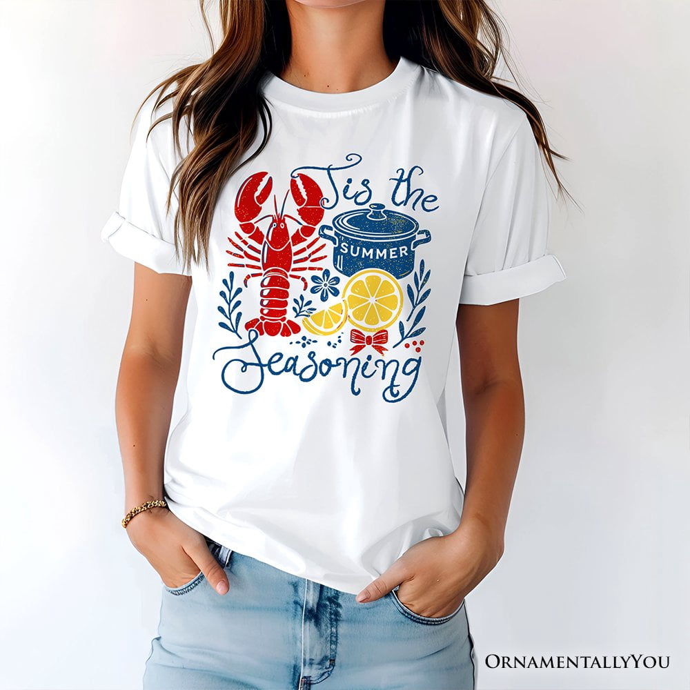 Crawfish Boil Season Summer T-Shirt, Seafood Funny Retro Tee